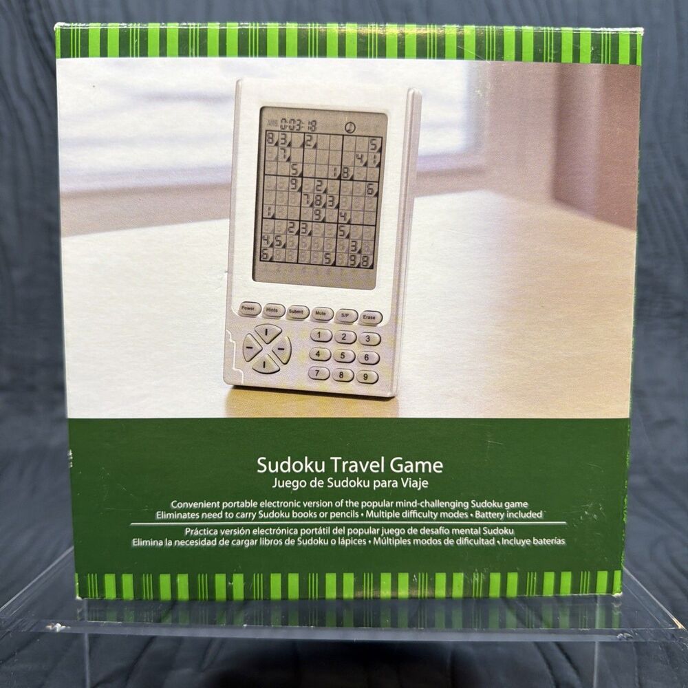 Walmart Sudoku Travel Game Electronic Handheld NOS Battery Included